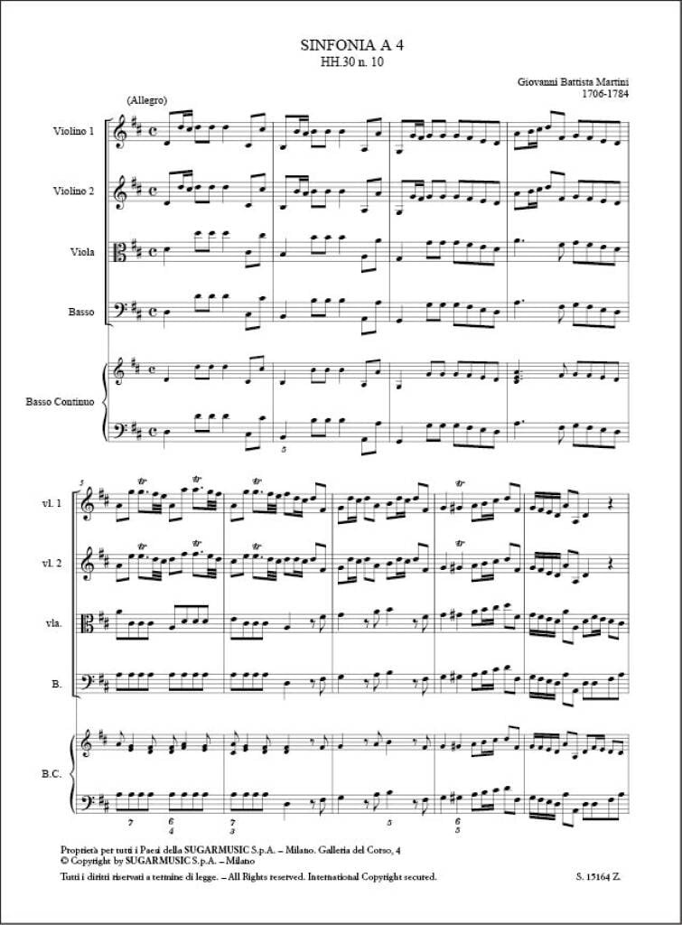 Sinfonia a 4 (HH.30 n. 10)